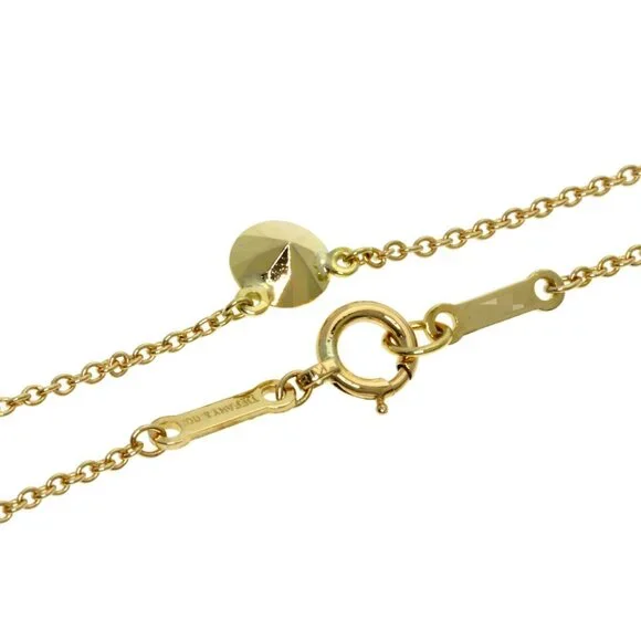 TIFFANY Authentic 18k Gold Diamond Necklace - Picture 2 of 6